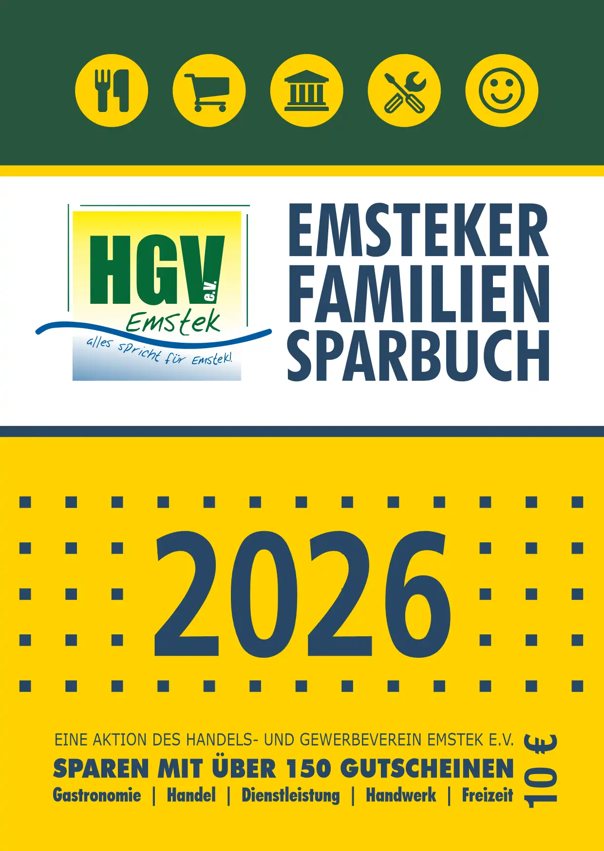 Titel des Emsteker Familiensparbuchs 2026